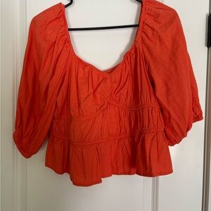a new day Women's Bright Red Blouse